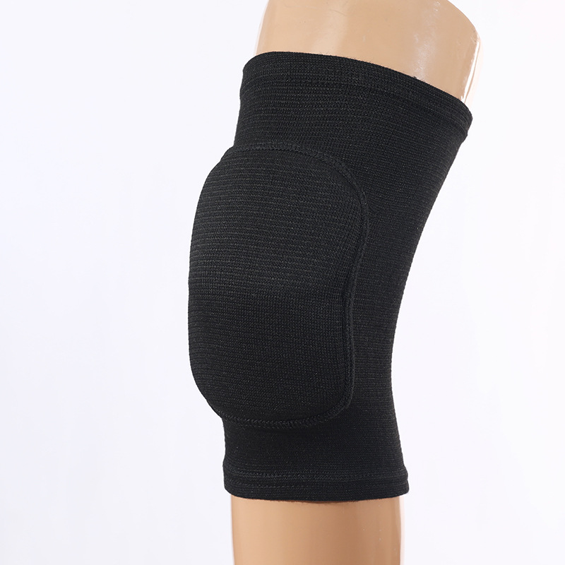 Compression Sleeve Calf - ダンスローラーバレーボールトレーニング用厚手スポンジサポート膝ブレーススポーツ圧縮膝パッド弾性膝プロテクター