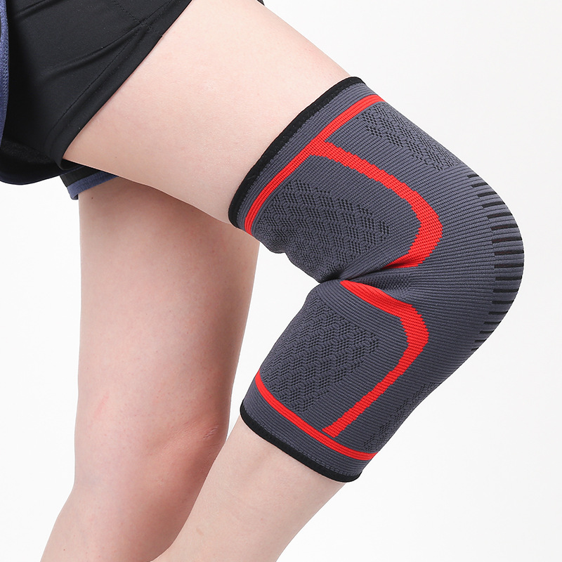 Compression Sleeve Calf - 1PC メンズフィットネスランニングサイクリング膝サポーター弾性ナイロンスポーツ圧縮膝パッドスリーブバスケットボールバレーボール用