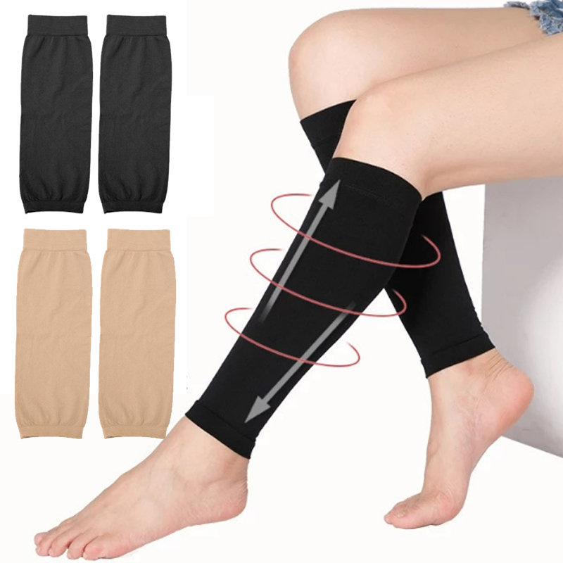 ユニセックス弾性圧縮ソックス、ふくらはぎスリーブ、通気性スポ - Compression Sleeve Calf のレビューと価格