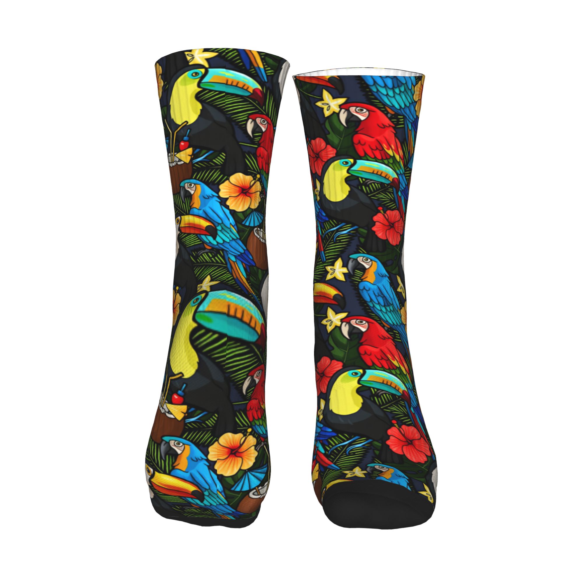 トロピカルマコアオココウムラサワフルーツフローラルメンズクル - Dress Sock Men のレビューと価格