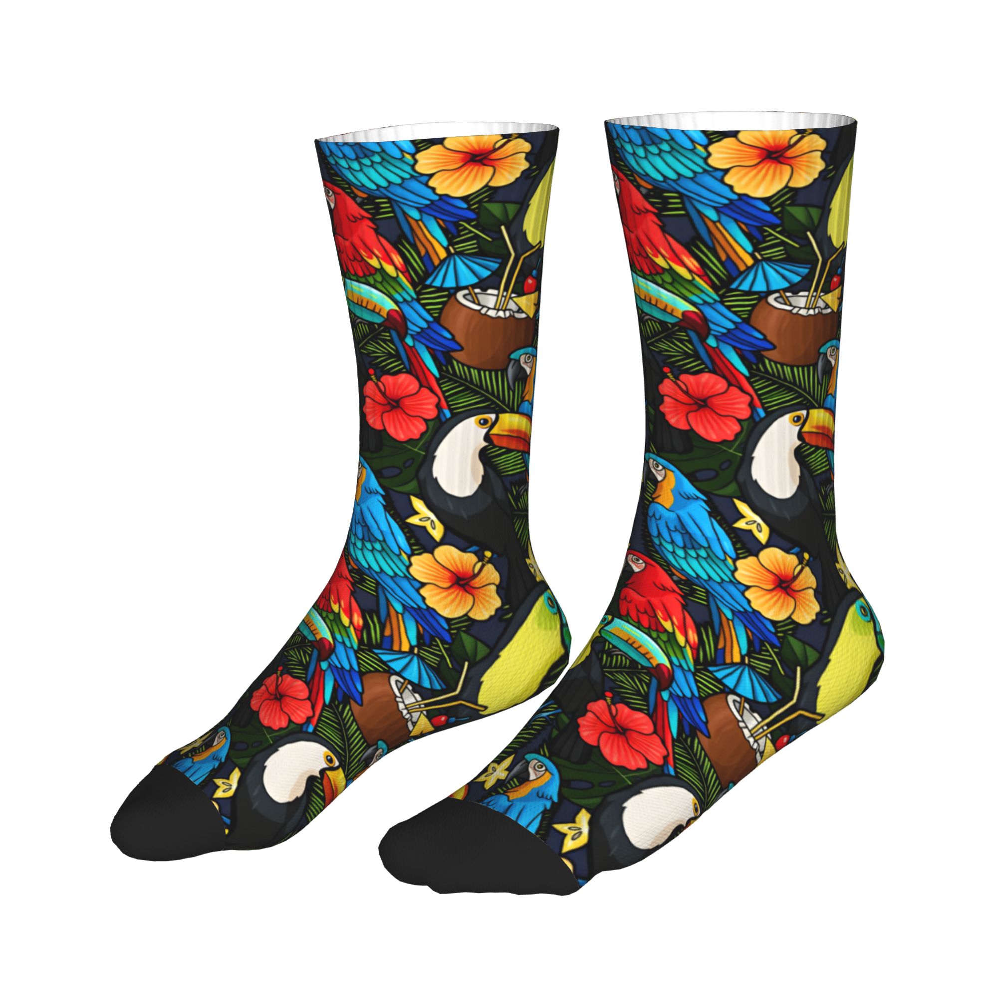 トロピカルマコアオココウムラサワフルーツフローラルメンズクル - Dress Sock Men のレビューと価格