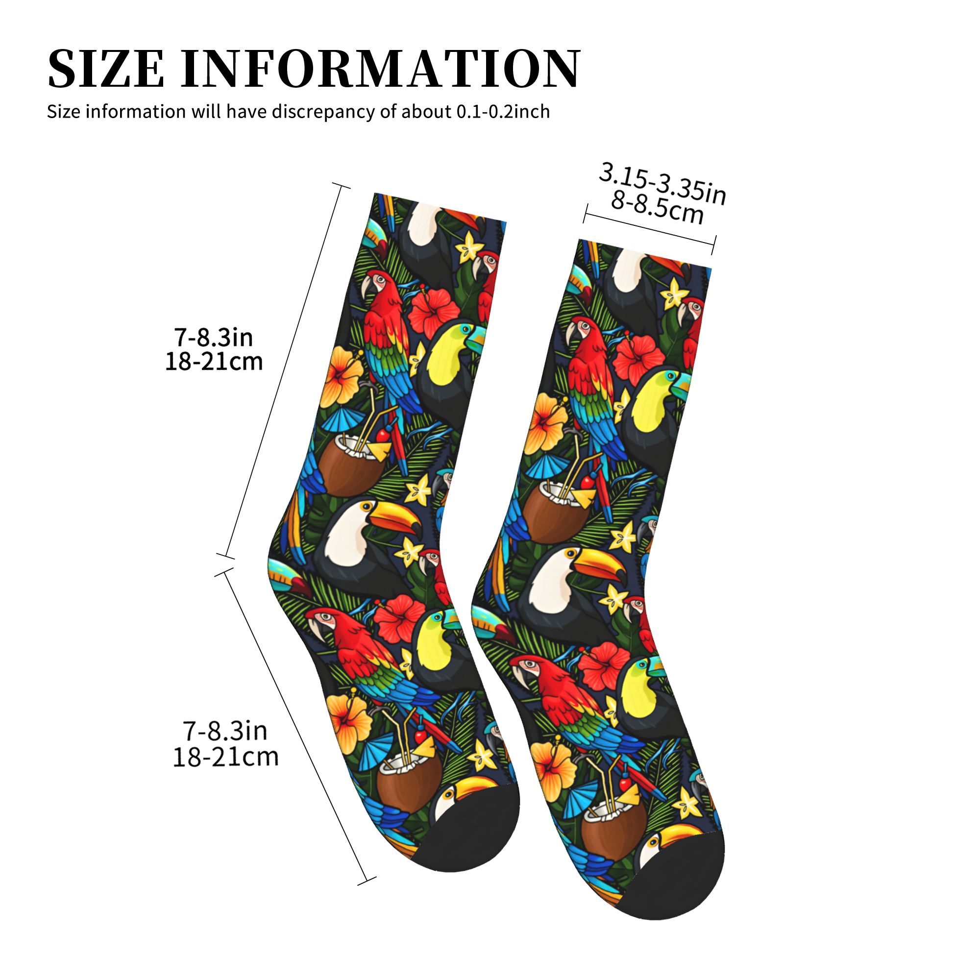 トロピカルマコアオココウムラサワフルーツフローラルメンズクル - Dress Sock Men のレビューと価格